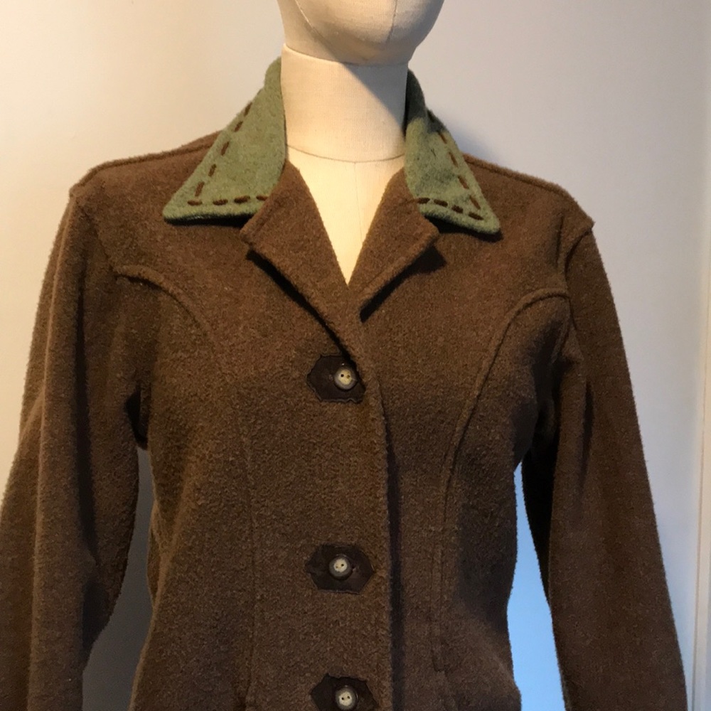Tasha Polizzi for TP Saddleblanket & Co brown coat